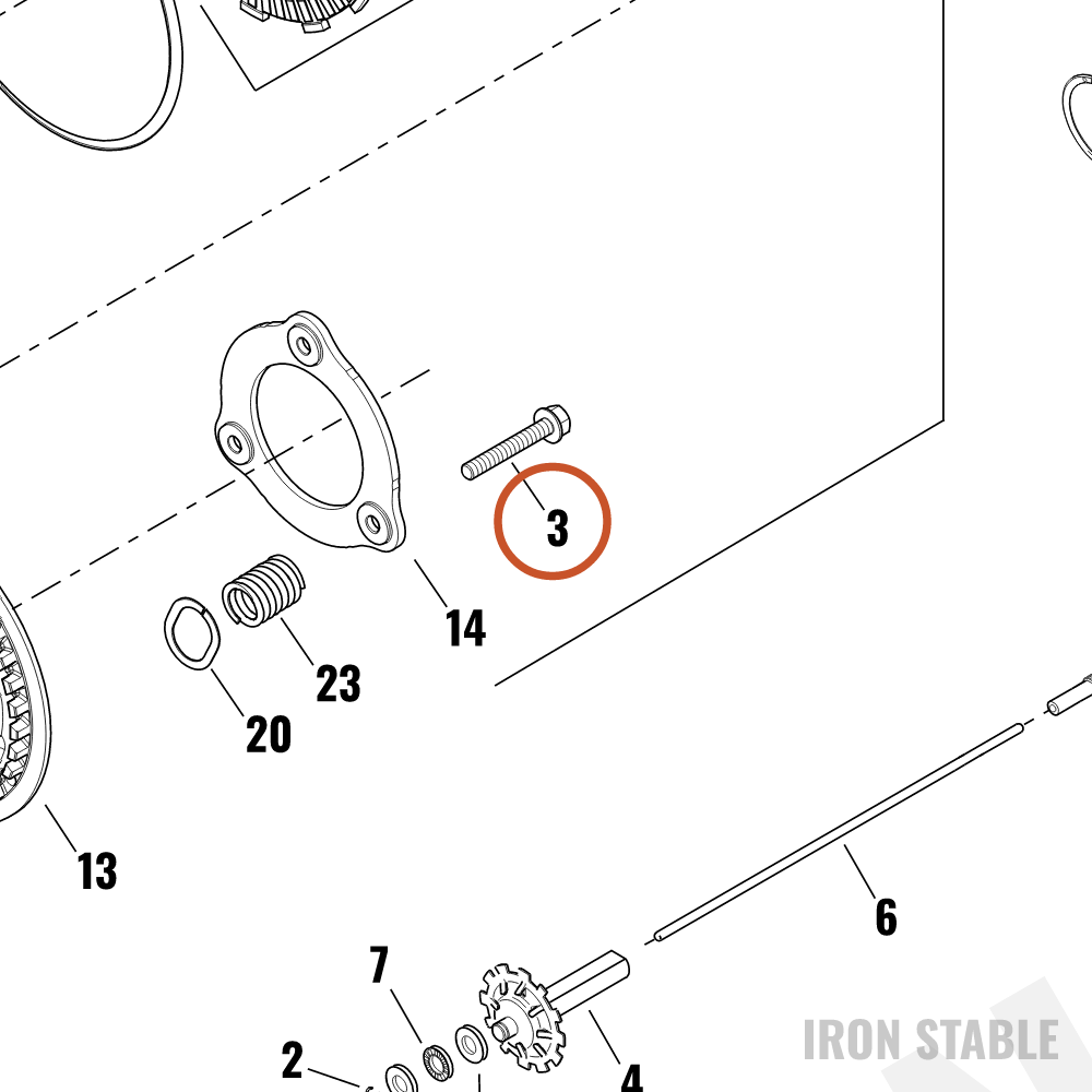 Harley-Davidson Flange Bolt