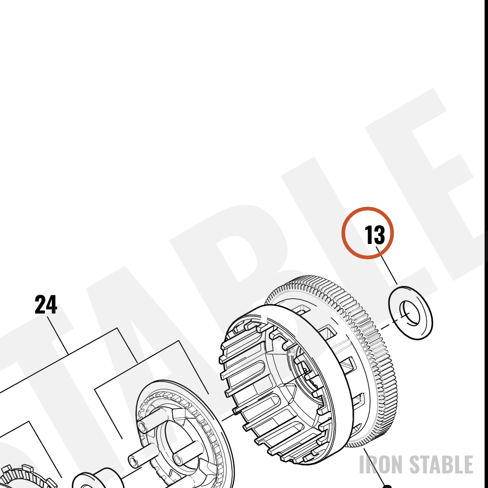 Harley-Davidson Clutch Thrust Washer