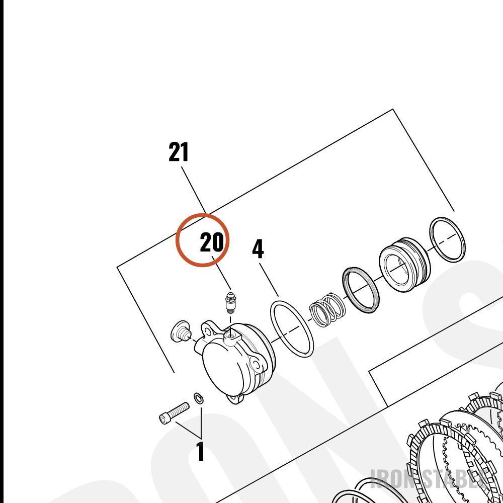 Harley-Davidson Clutch Bleed Screw
