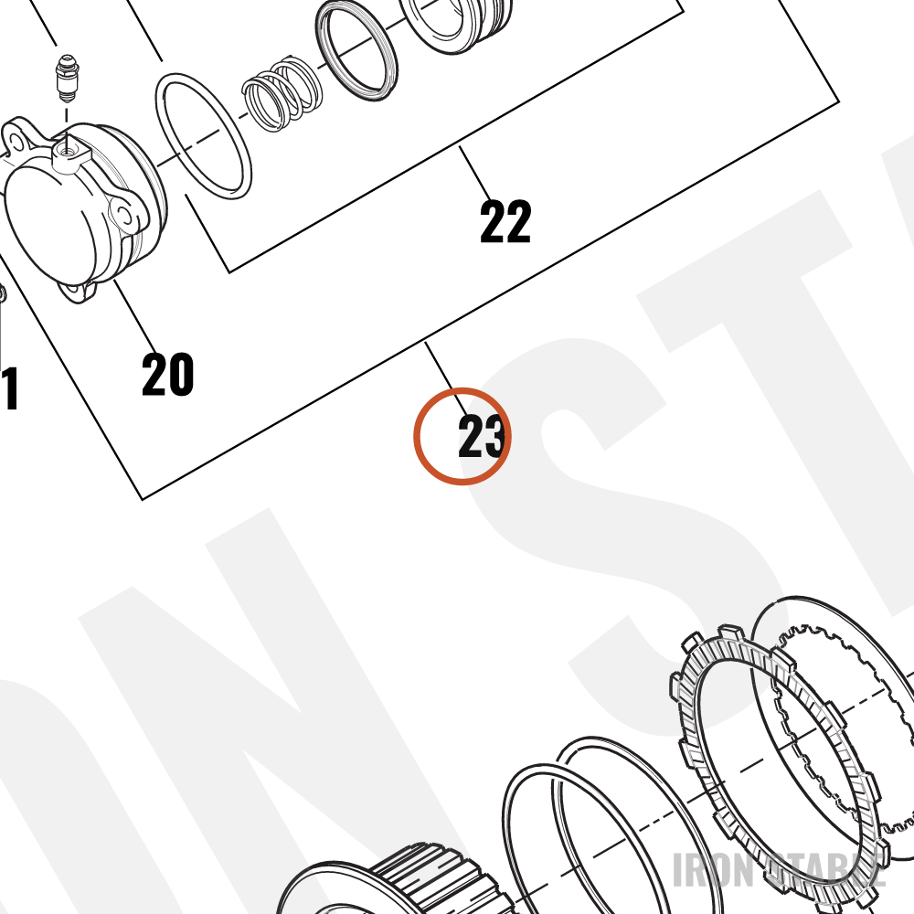 Harley-Davidson Actuator Assembly, Sec Clutch