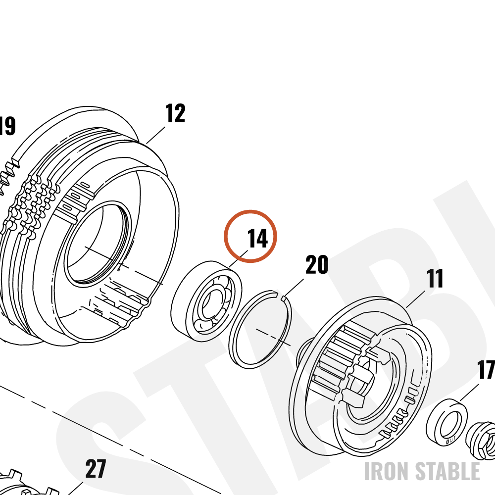 Harley-Davidson Clutch Ball Bearing, Xl