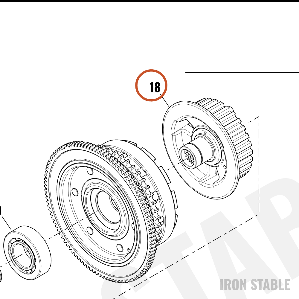 Harley-Davidson Clutch Hub Assembly
