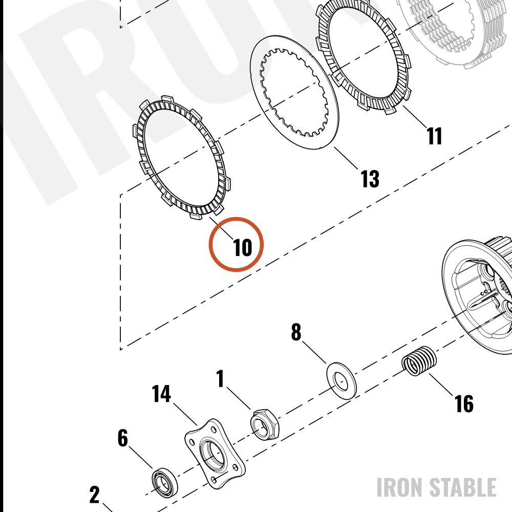 Harley-Davidson Disc, Friction, Clutch