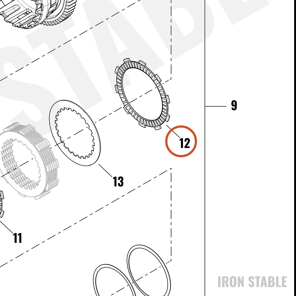 Harley-Davidson Disc, Friction, Clutch