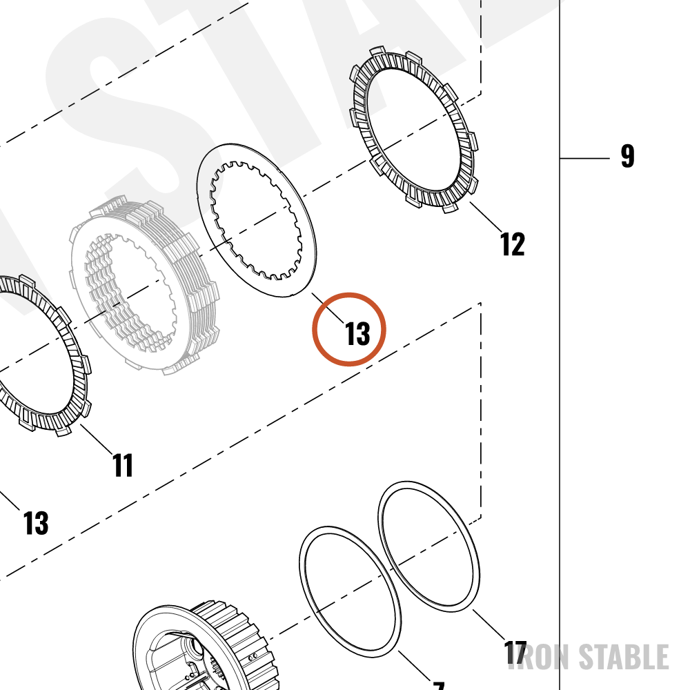 Harley-Davidson Clutch Plate