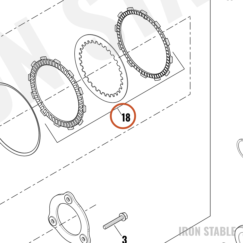 Harley-Davidson Kit Clutch Discs