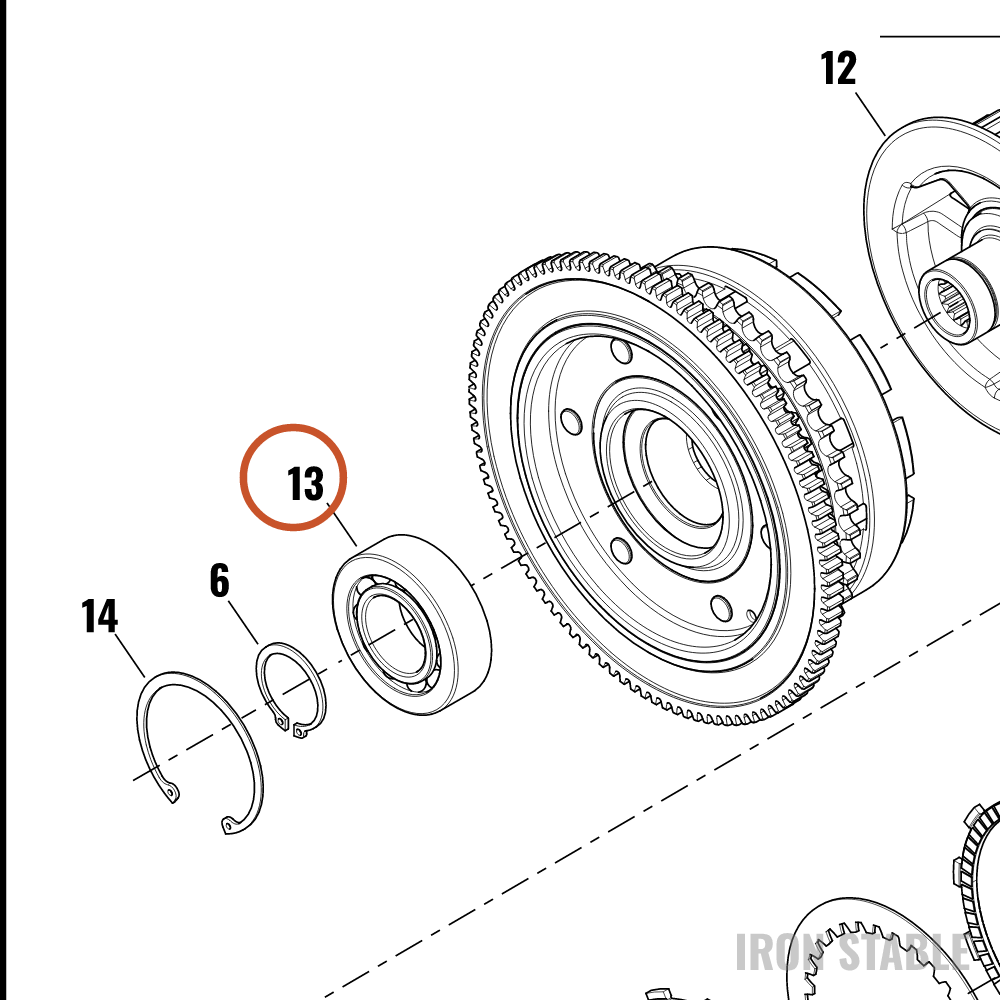 Harley-Davidson Ball Bearing, Clutch