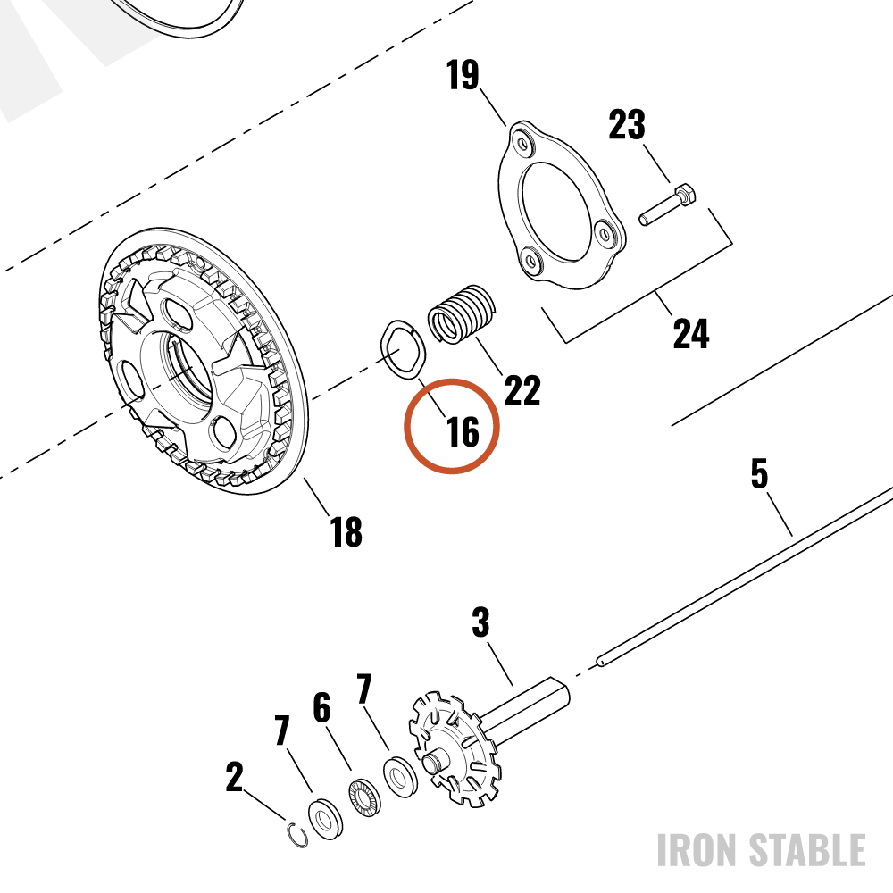 Harley-Davidson Seat, Clutch Spring