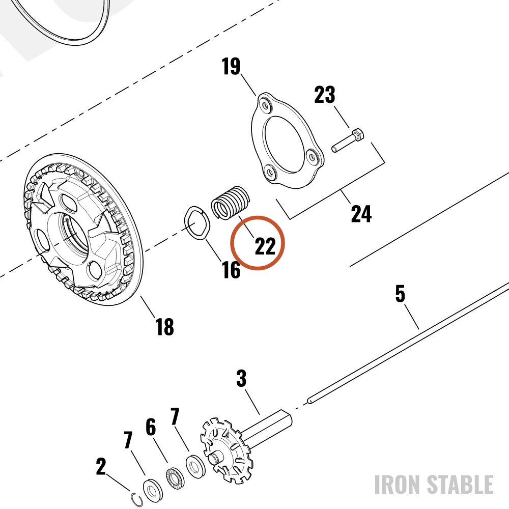 Harley-Davidson Plate, Cl Sprg Press, Coil