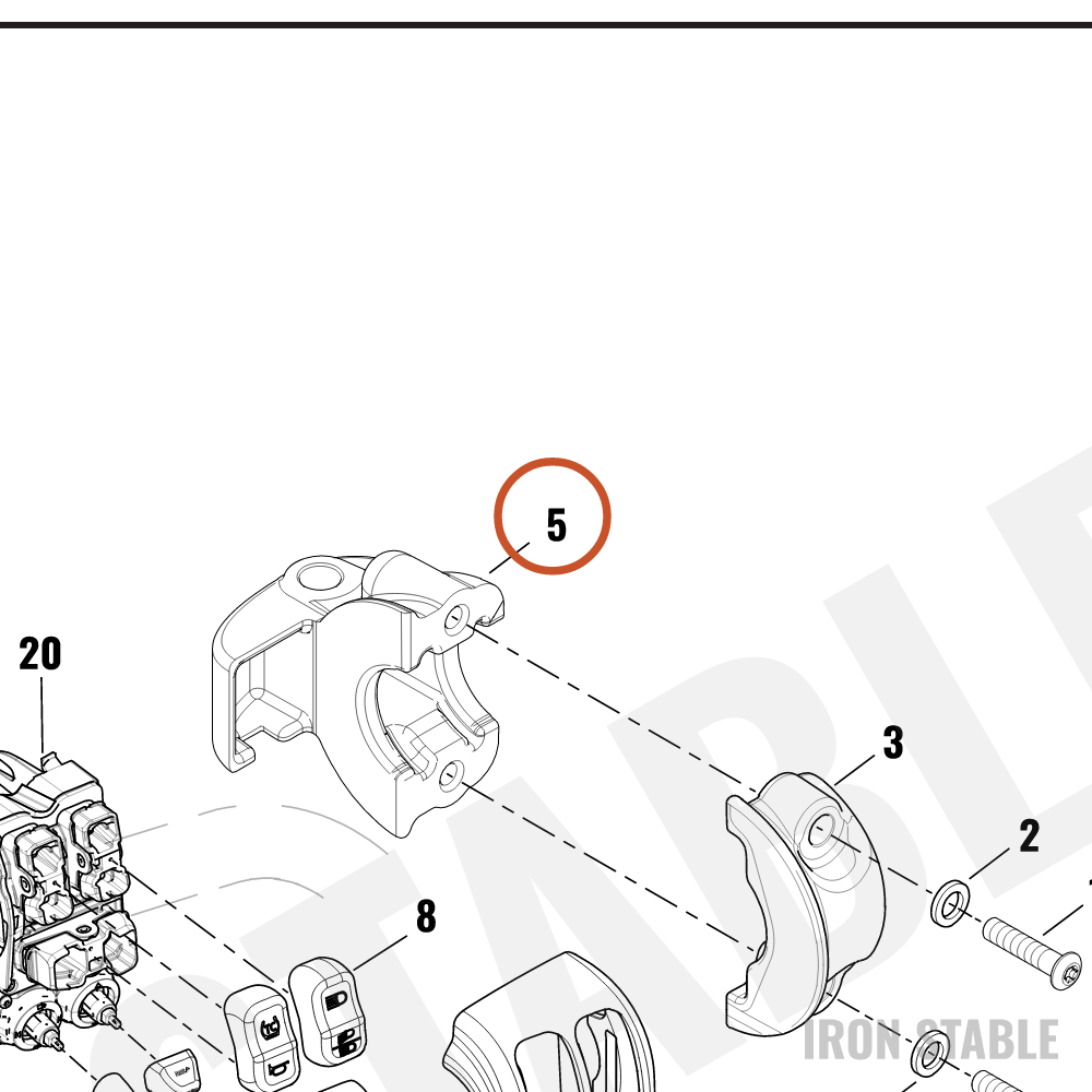 Harley-Davidson Clutch Assembly, Lh Cont Clamp, Cl