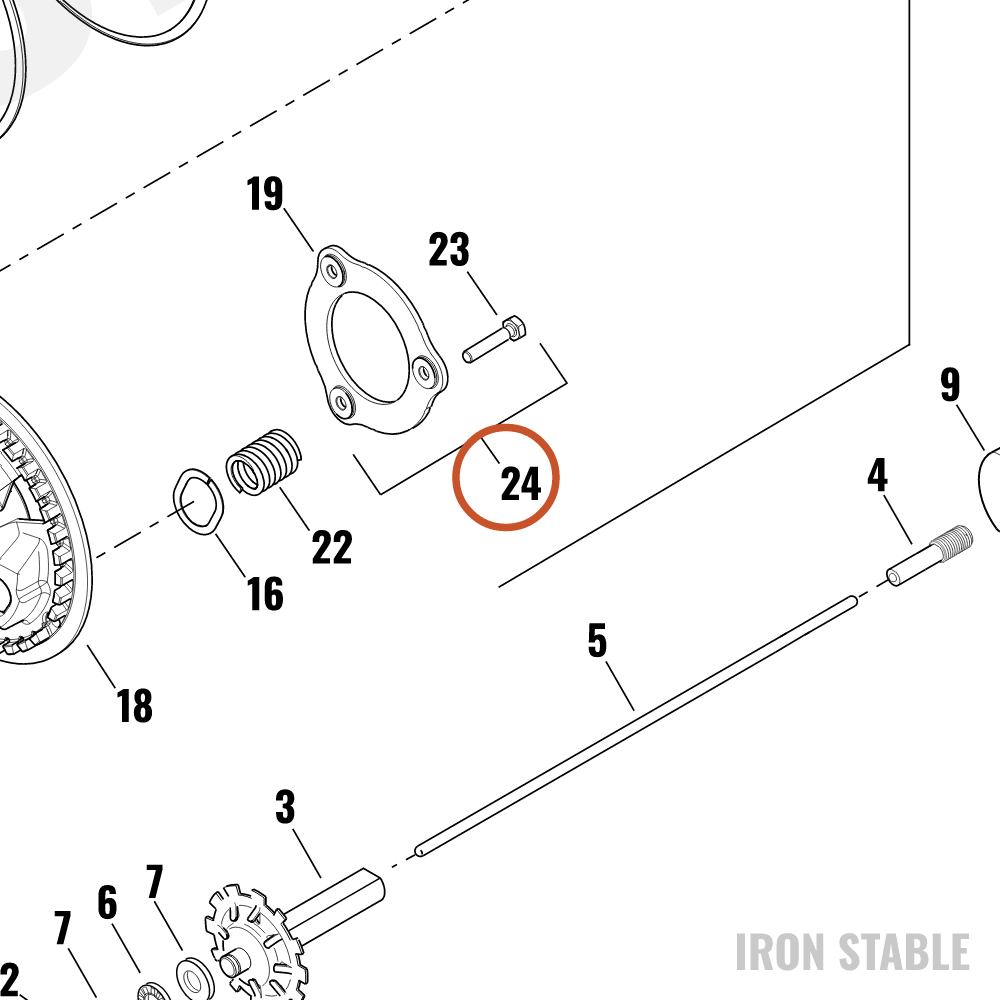 Harley-Davidson Kit, Cl, Spring Retainer