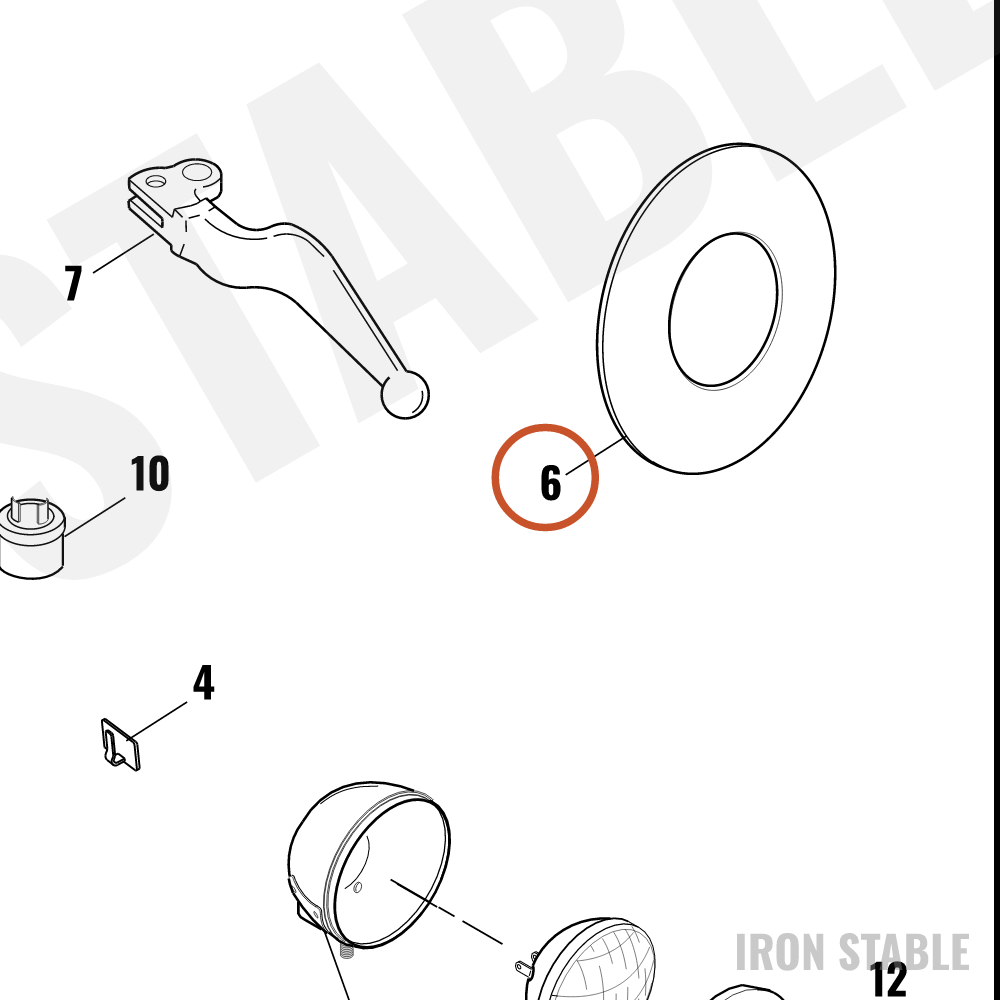 Harley-Davidson Cover, Trans Sd/Pol'shd