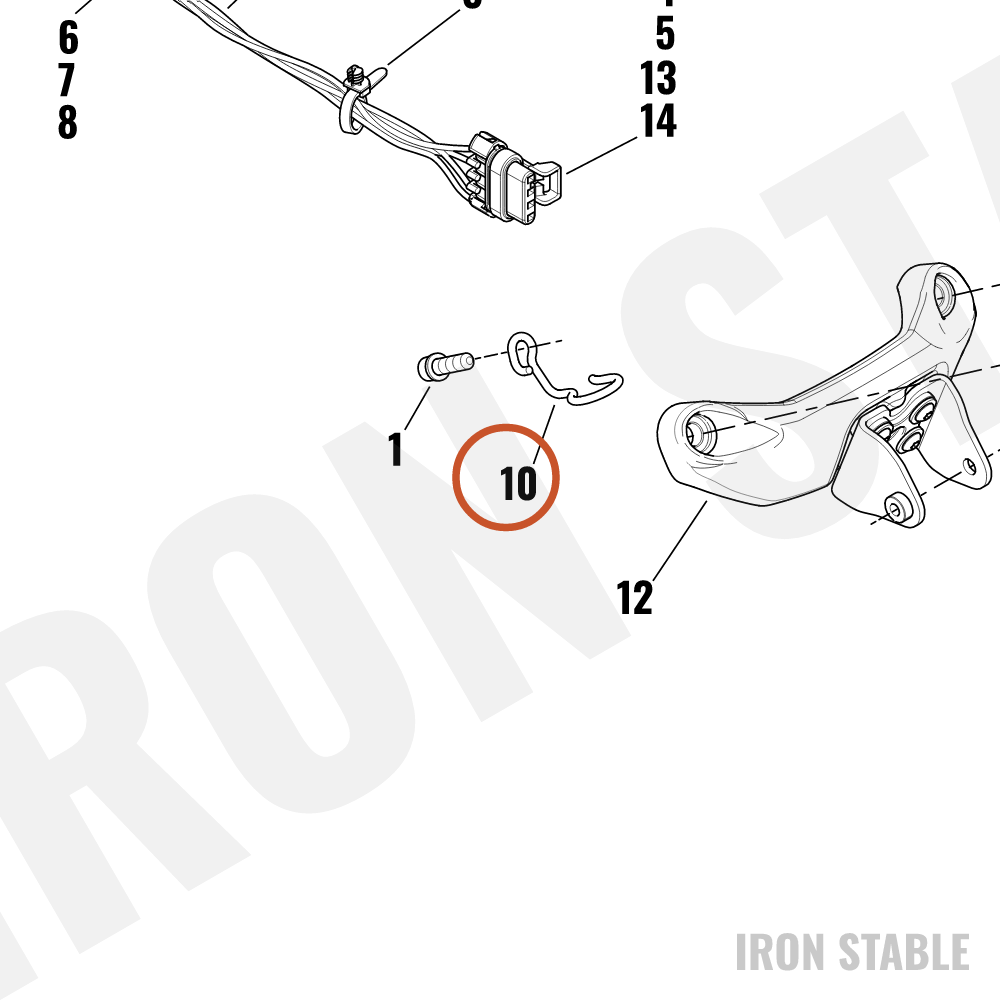 Harley-Davidson Cable, Cl, Wireform