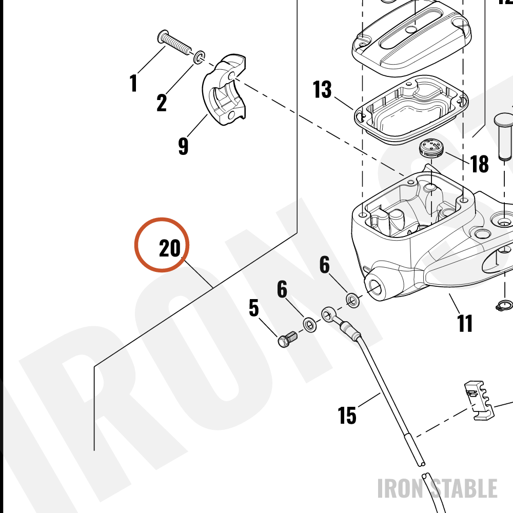 Harley-Davidson Kit, Cl Actn, Hydr System-Dry, Se