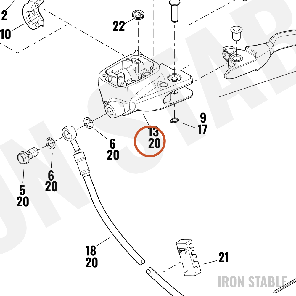 Harley-Davidson Kit, Cl Actn, Hydr System-Dry, Se