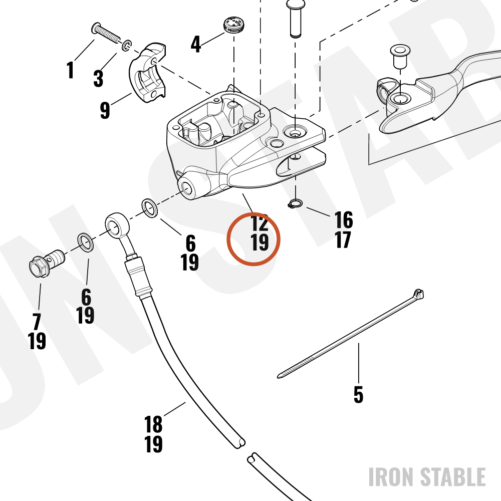 Harley-Davidson Kit, Cl Actn, Hydr System-Dry, Se