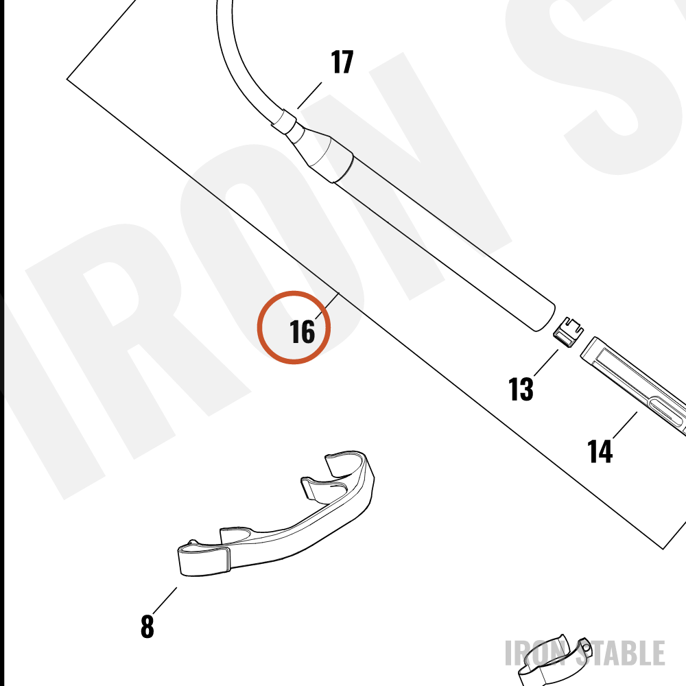 Harley-Davidson Cable, Cl, 2pc, Upper