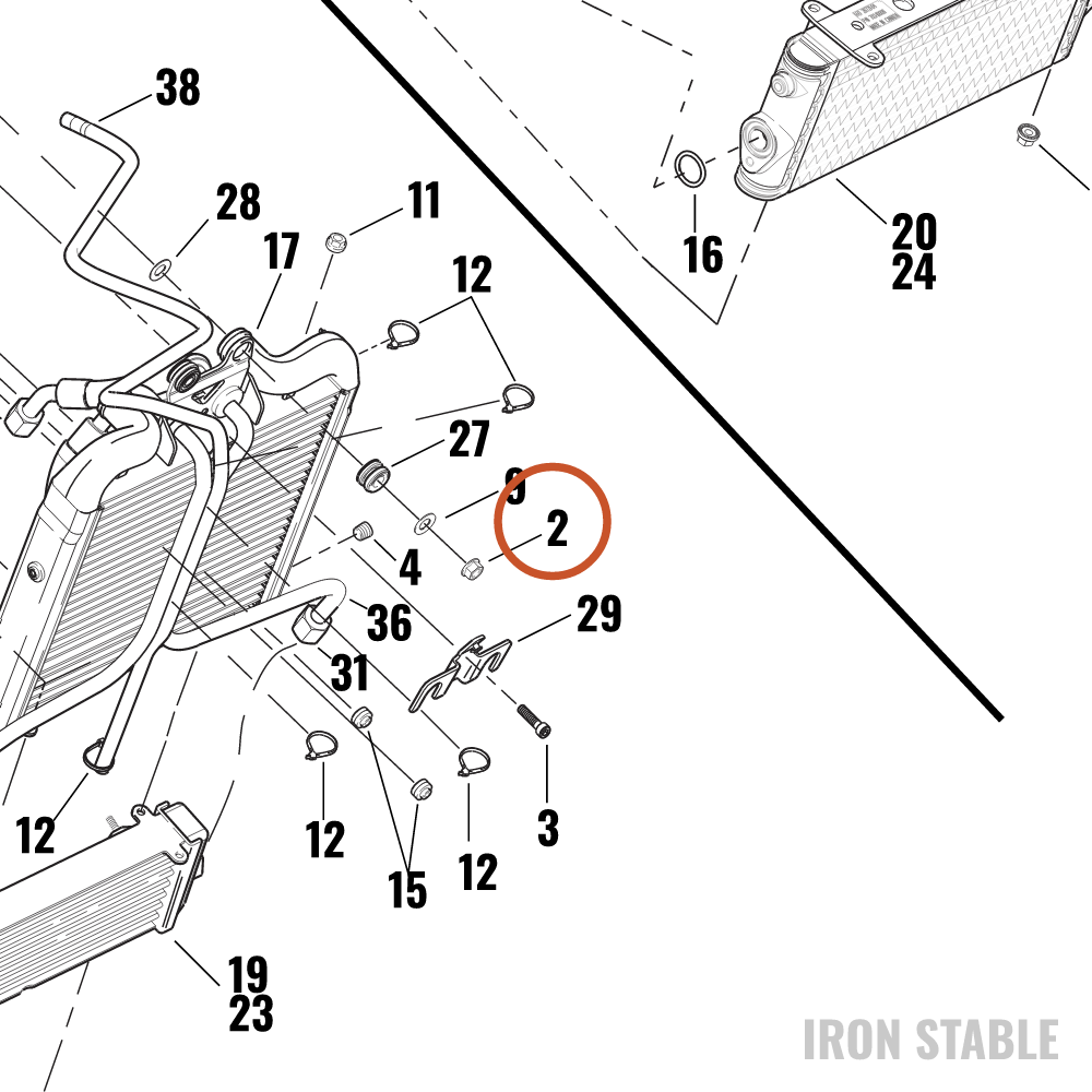 Harley-Davidson Nut Hex Flange Locking