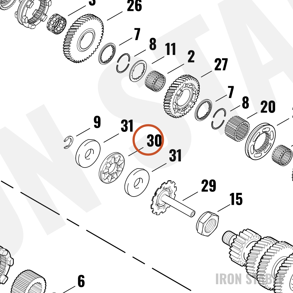 Harley-Davidson Clutch Lvr Sub-Component, Thrust Br