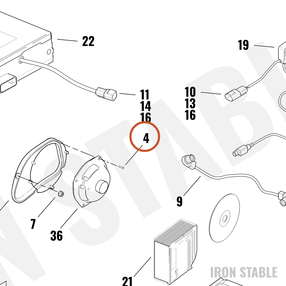 Harley-Davidson Screw, Torx Pan Head