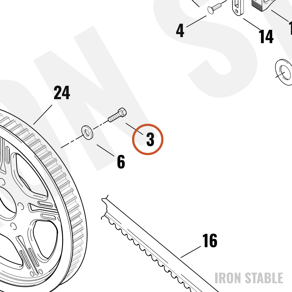 Harley-Davidson Screw, Hex Cap