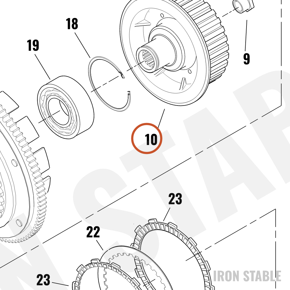 Harley-Davidson Clutch Hub