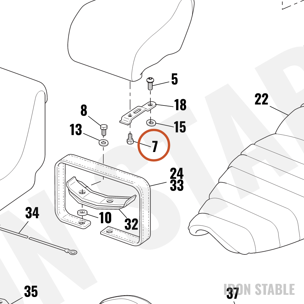 Harley-Davidson Screw Hex Cap