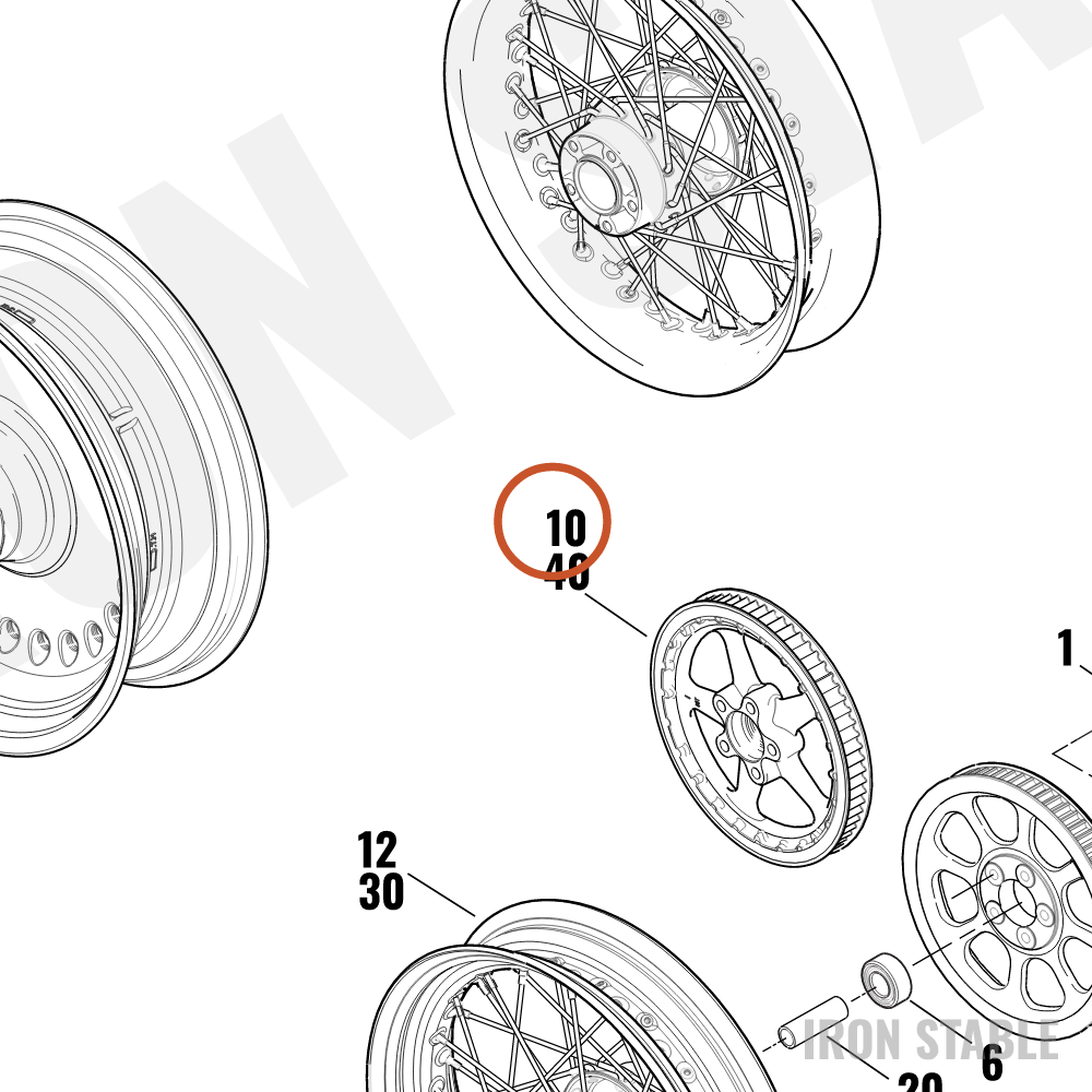 Harley-Davidson Mach-Sprkt Assembly, Fnl Drv, 66t/Pol