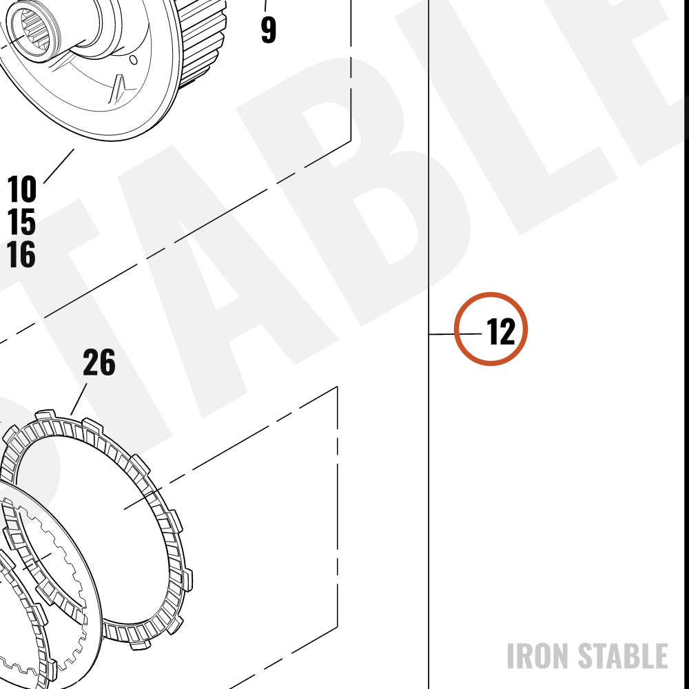 Harley-Davidson Clutch Assembly