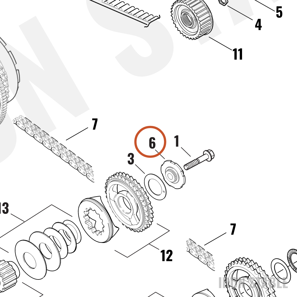 Harley-Davidson Retainer, Sprkt