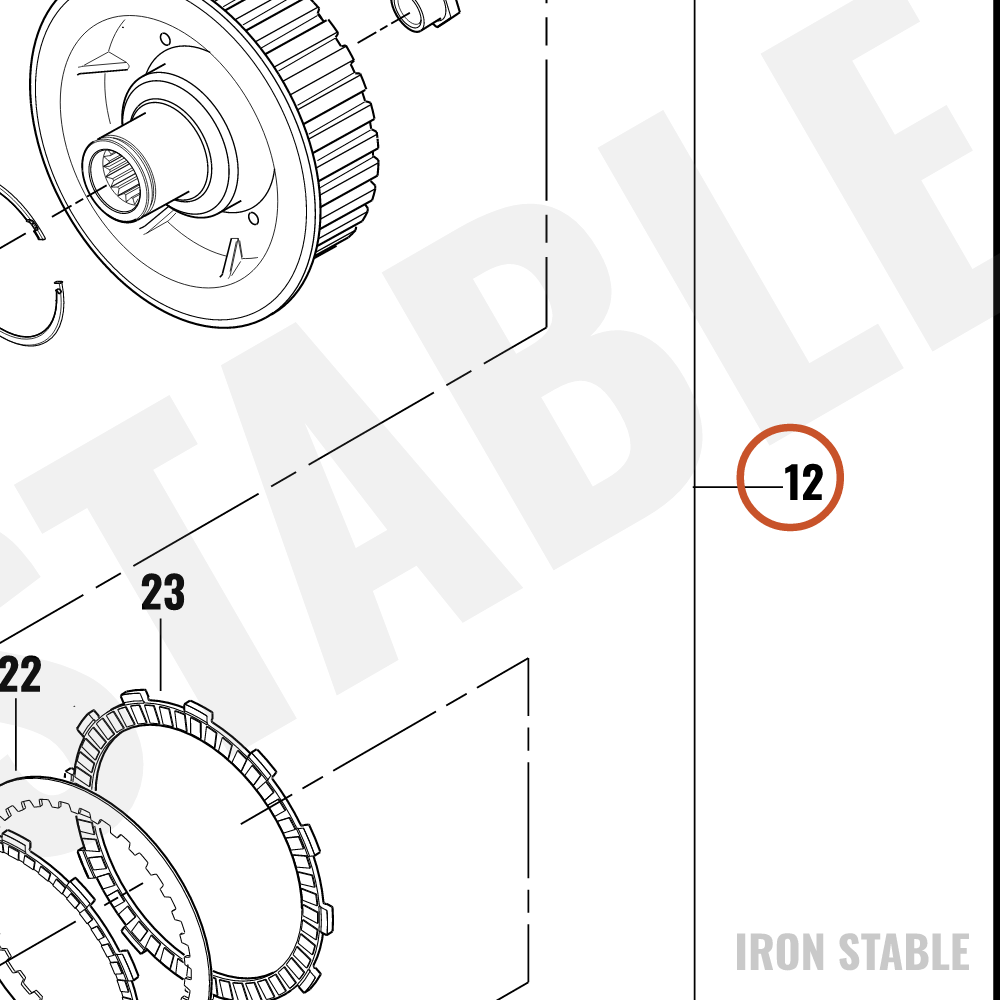 Harley-Davidson Clutch Assembly