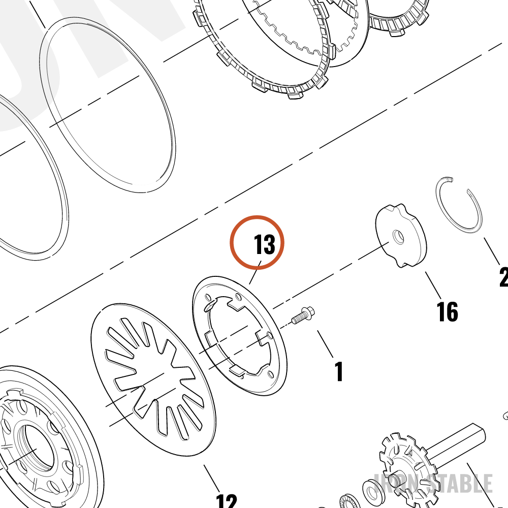 Harley-Davidson Seat Clutch Spring