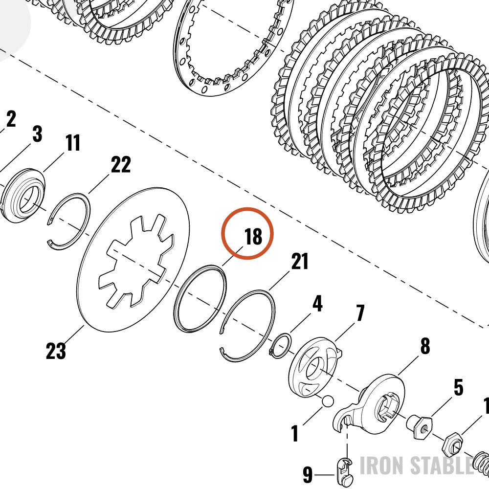 Harley-Davidson Seat, Clutch Spring
