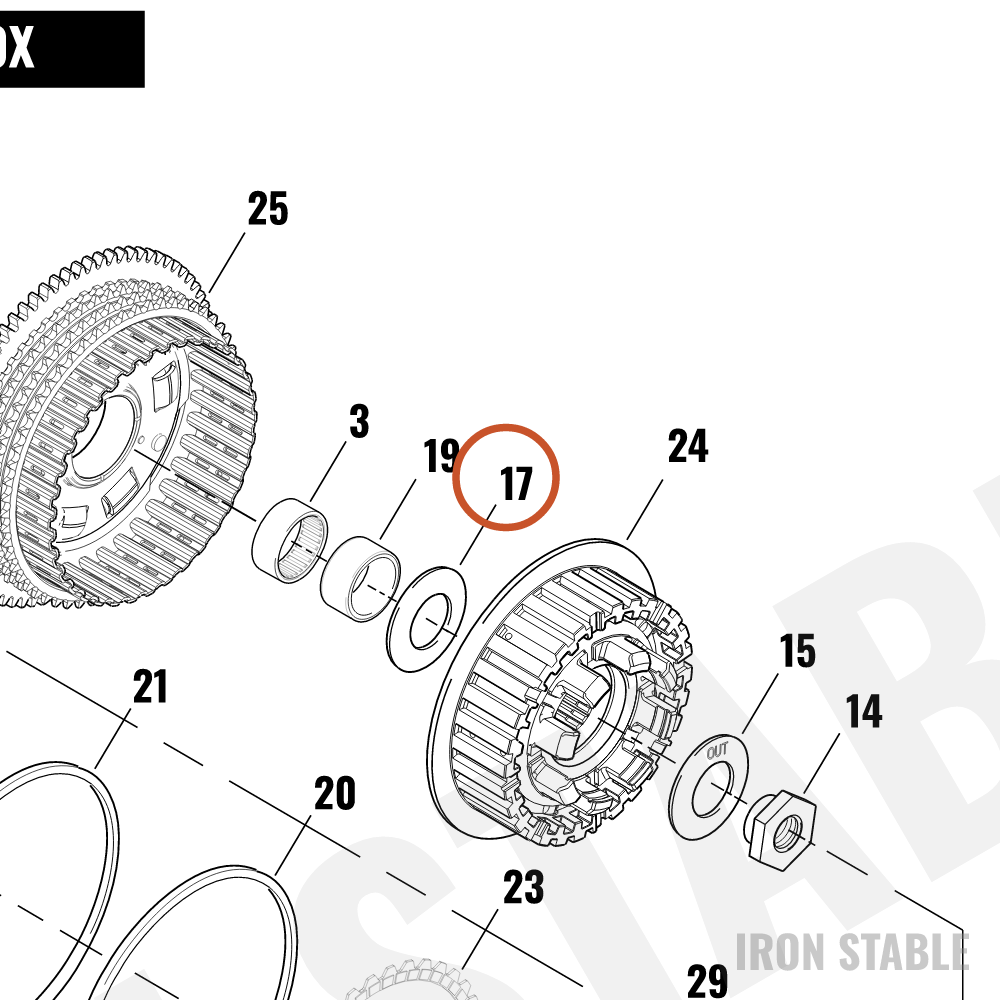 Harley-Davidson Washer, Thrust, Inner Clutch