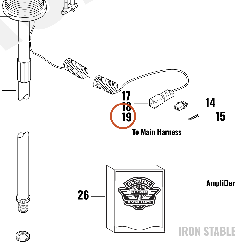 Harley-Davidson Retaining Ring