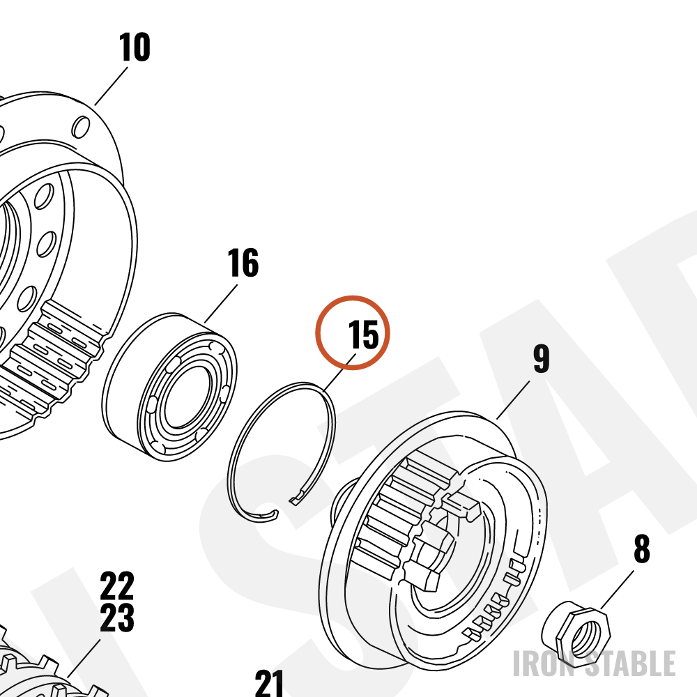 Harley-Davidson Retaining Ring, Int