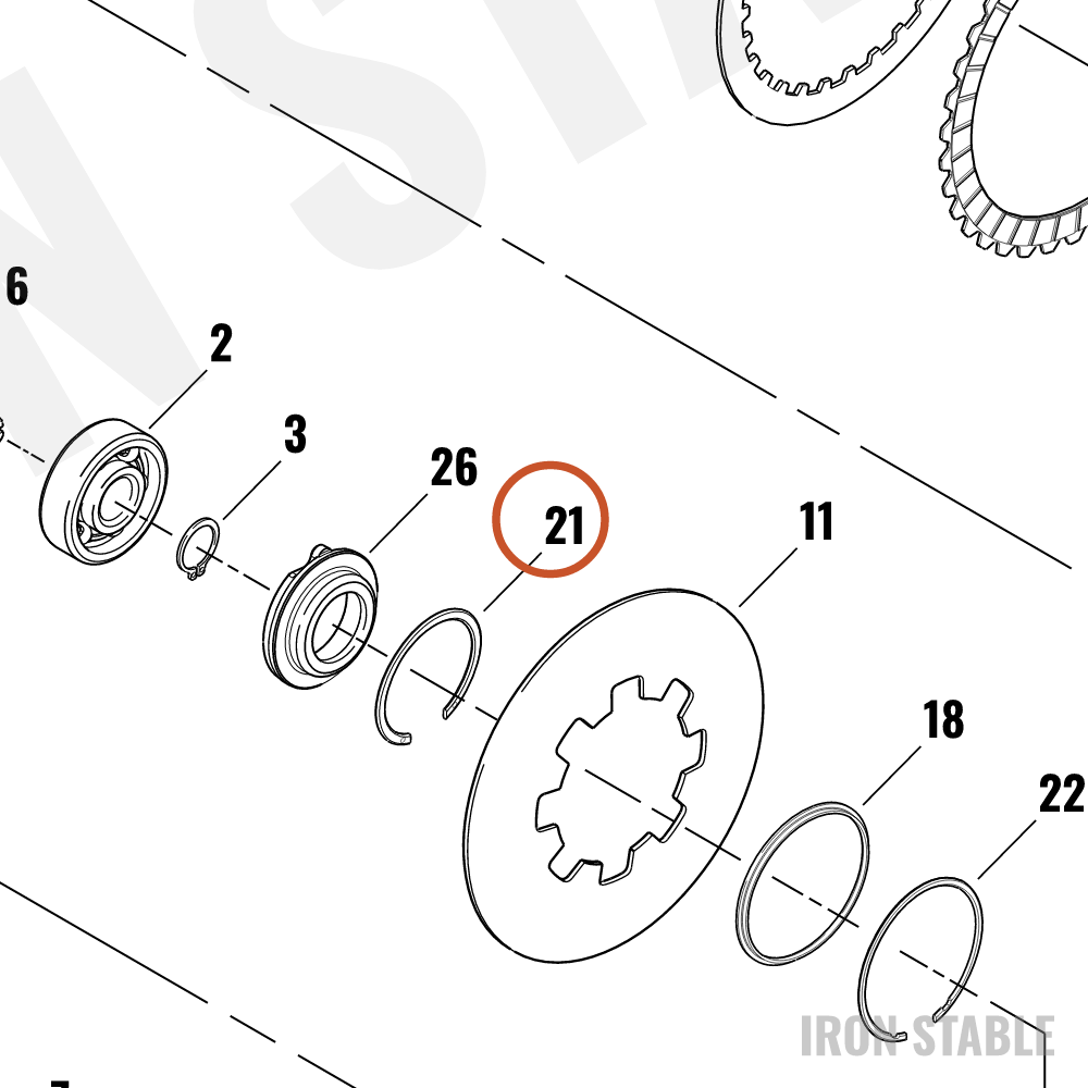 Harley-Davidson Ring Retaining Int