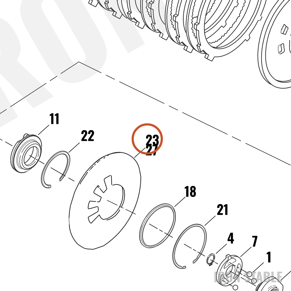 Harley-Davidson Spring, Clutch