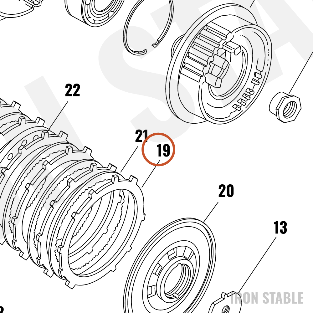 Harley-Davidson Friction Plate, Paper