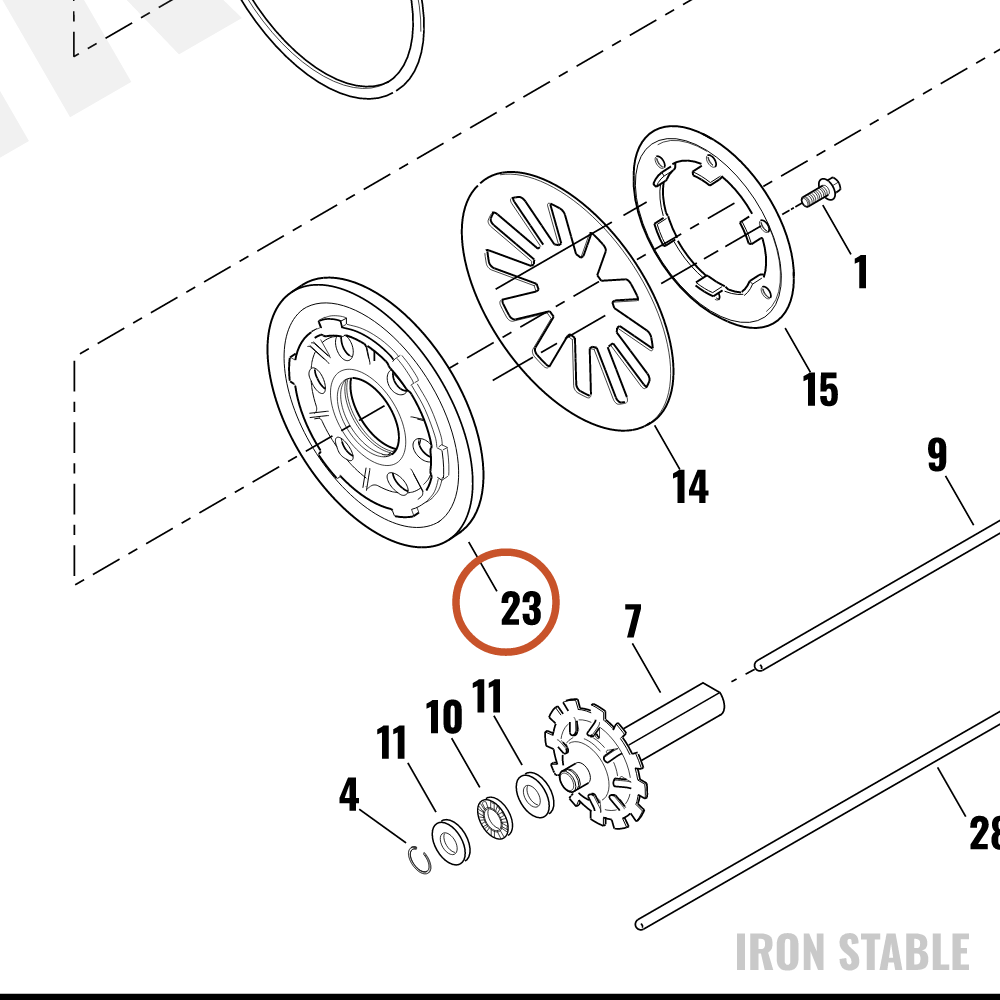 Harley-Davidson Plate, Pressure Clutch