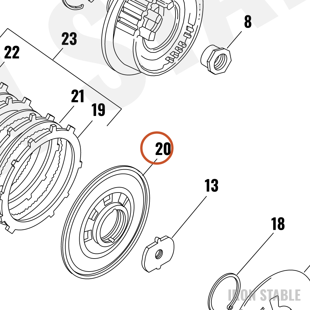 Harley-Davidson Plate Clutch Pressure