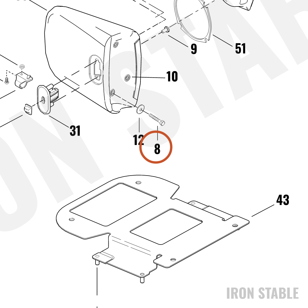 Harley-Davidson Screw Hex Cap