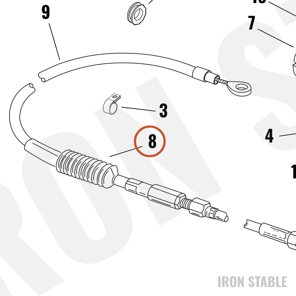 Harley-Davidson Boot, Clutch Cable