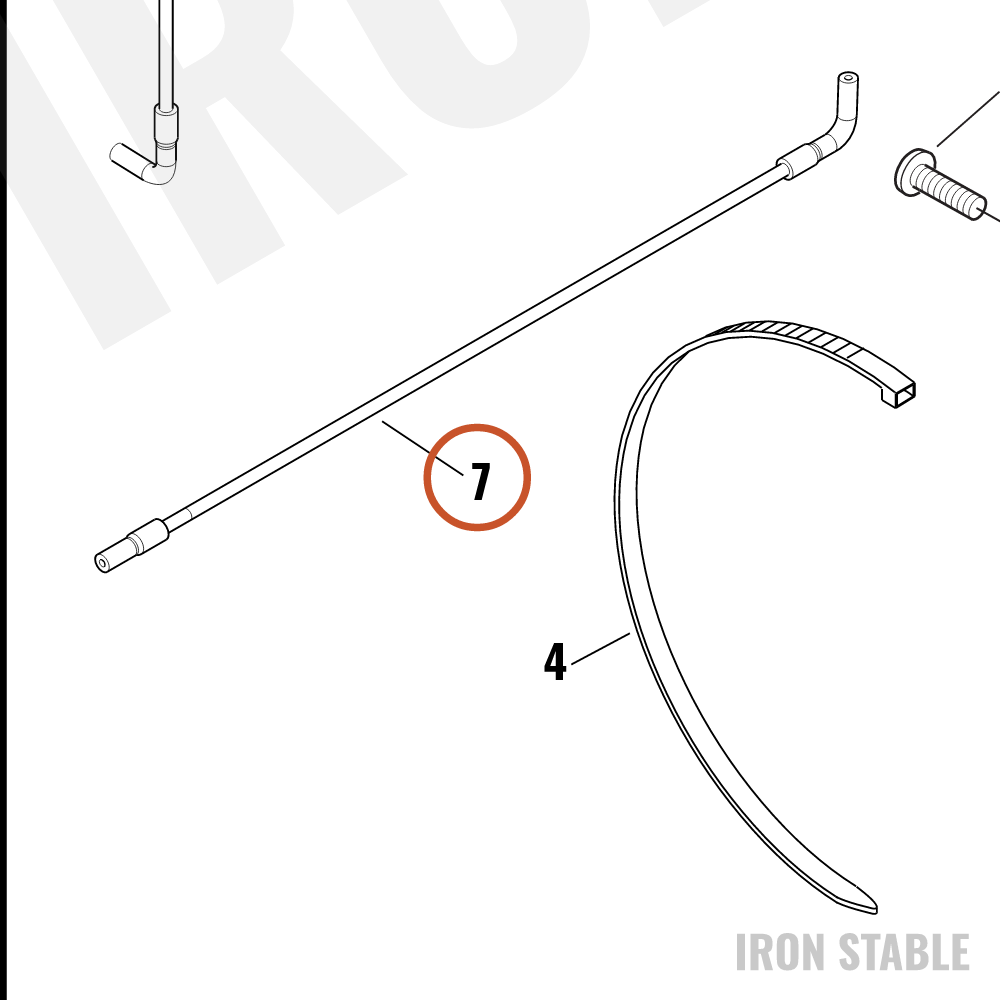 Harley-Davidson Bottom, Cable Clamp, Billet