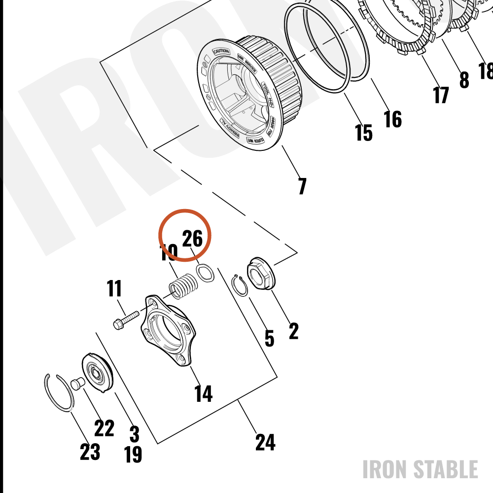 Harley-Davidson Seat, Spring