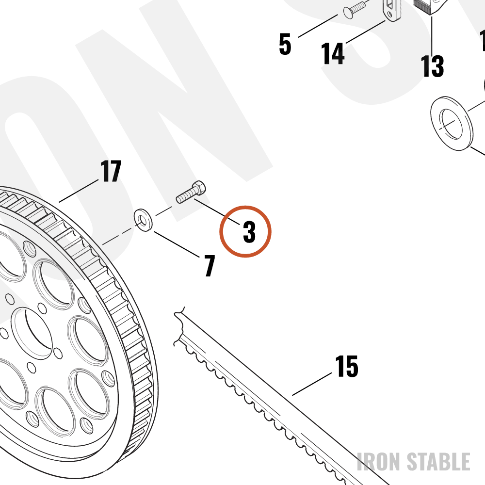 Harley-Davidson Screw, Hex Cap W/Lock Patch