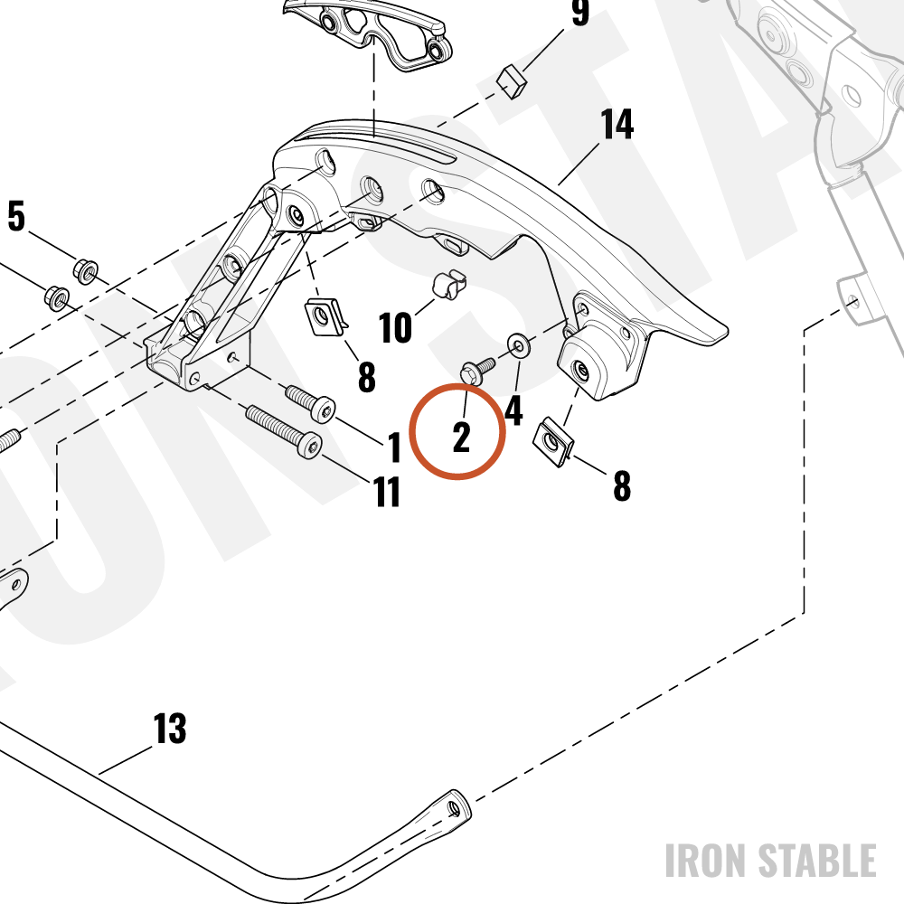 Harley-Davidson Screw Hex Flange