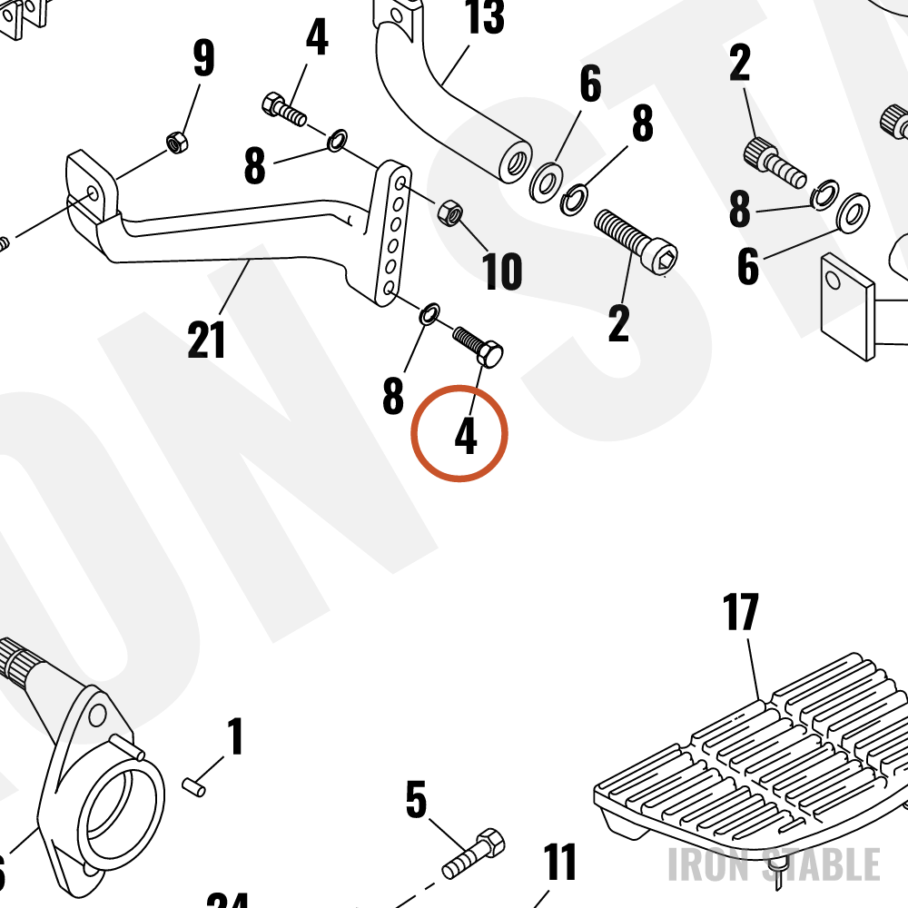 Harley-Davidson Screw, X