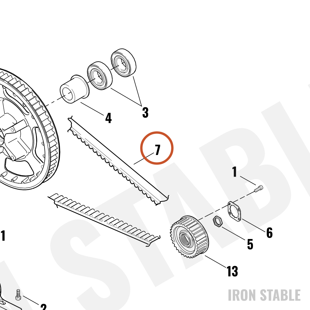 Harley-Davidson Belt, Drive, 139t