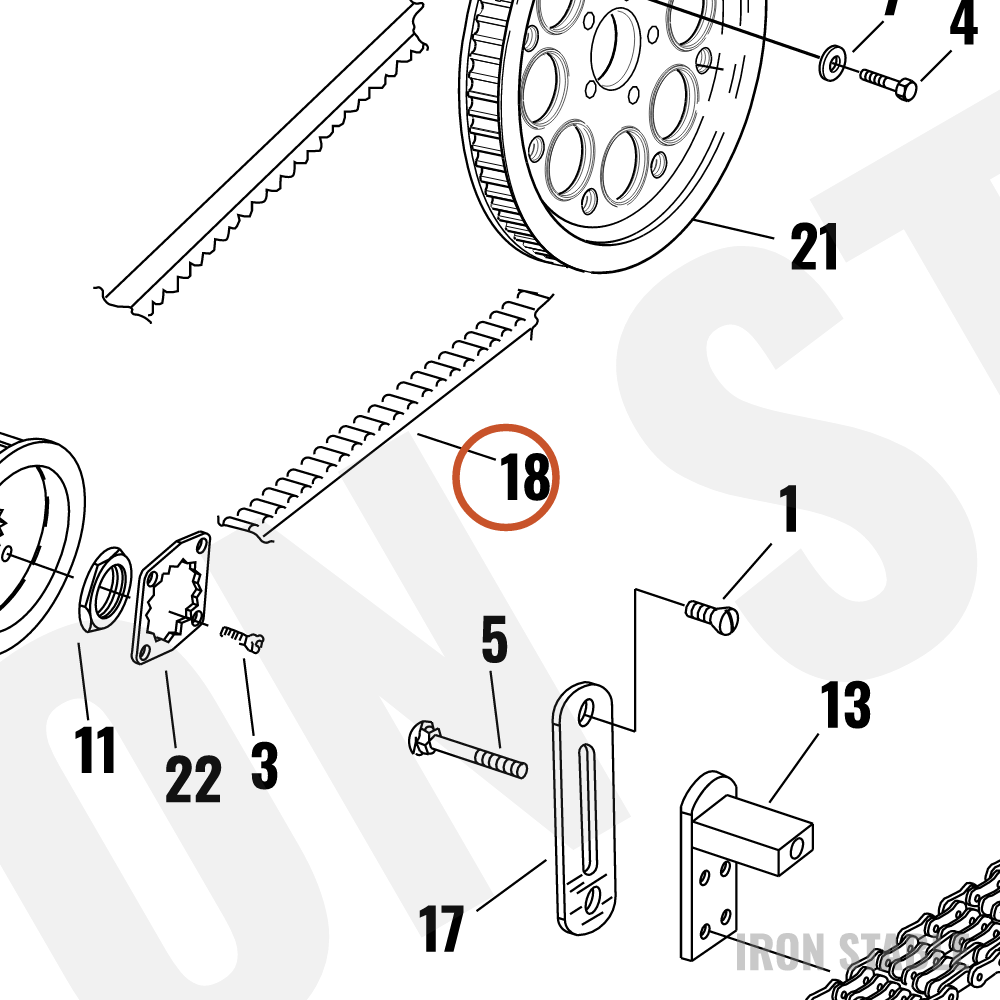 Harley-Davidson Belt, Drive, Secondary, Rr/133t, 1.12